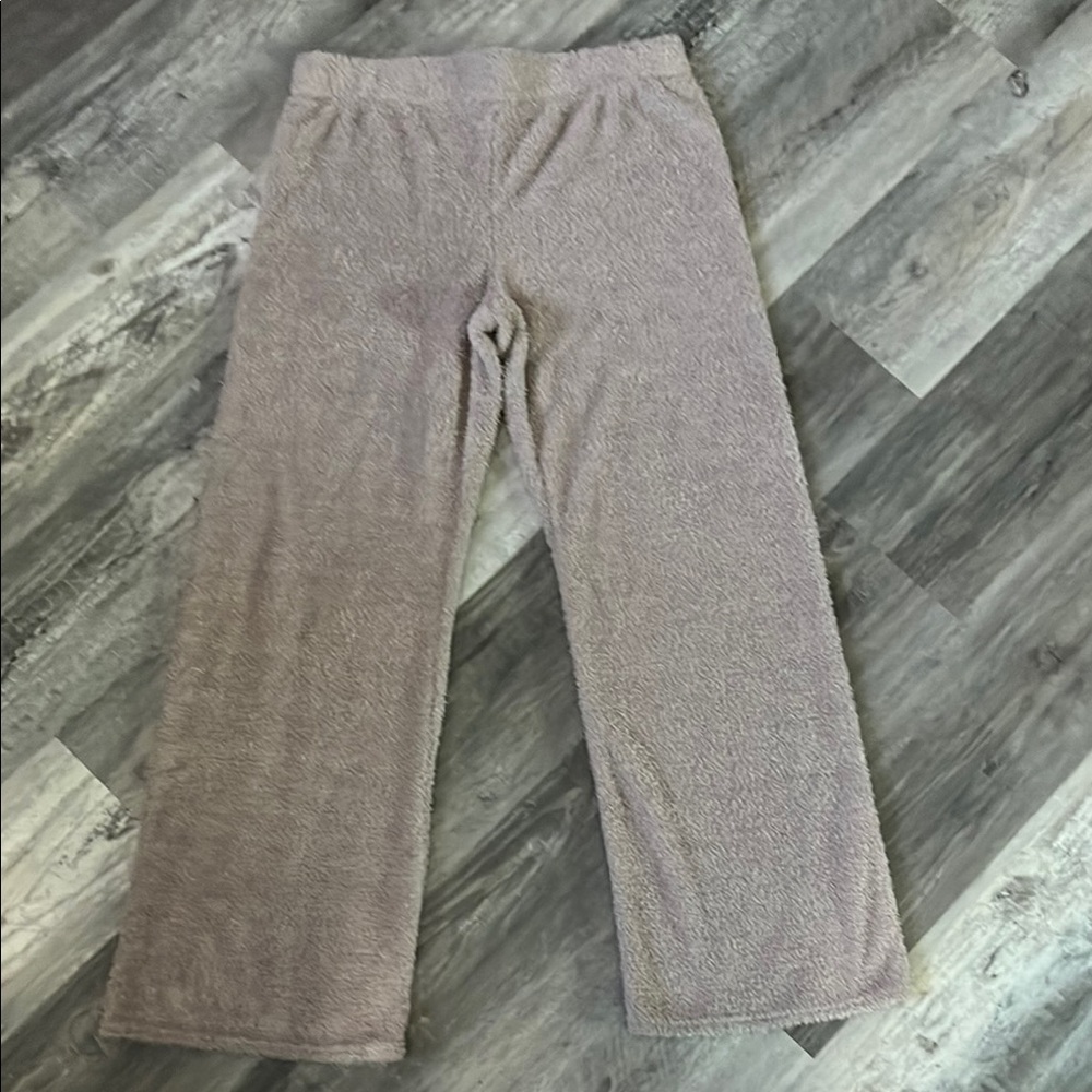 Purplish Pajamas with Relaxed Fit and Elastic Waistband